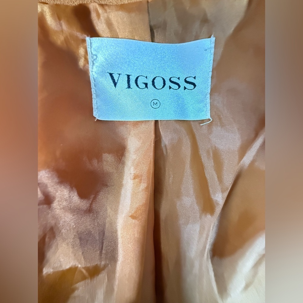 Vigoss Women's Brown Leather Jacket - Picture 8 of 11